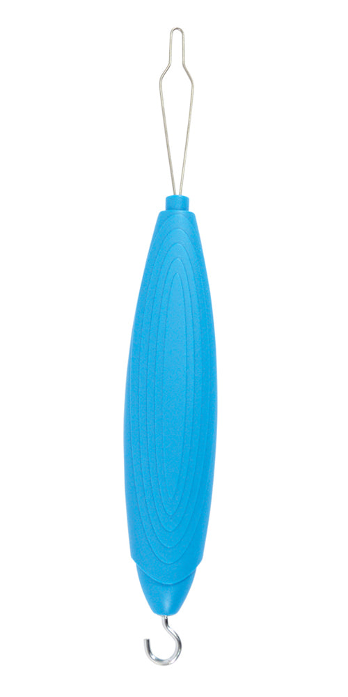Button Hook Zipper - Blue